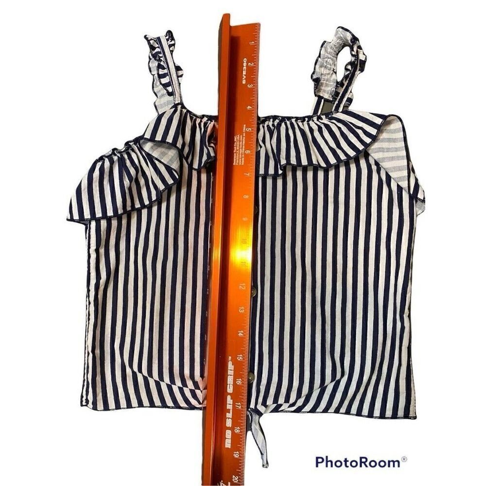 Poof Girl Girls' 2-Piece Striped Shorts Set Girls Large - Picture 6 of 10